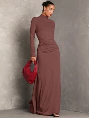 Акція на Сукня осіння жіноча SHEIN GD-00219477 M Теракотова від Rozetka