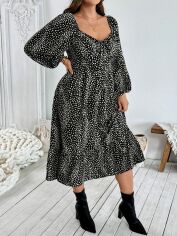 Акція на Сукня осіння жіноча SHEIN GD-00217305 2XL Чорна від Rozetka