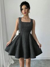 Акція на Сукня осіння жіноча SHEIN GD-00208633 XL Чорна від Rozetka