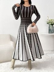Акція на Сукня жіноча SHEIN GD-00210646 L Коричнева від Rozetka