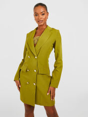 Акція на Плаття вечірнє коротке осіннє жіноче Boohoo GD-00188139 8 Зелене від Rozetka