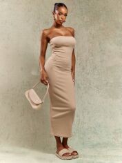Акція на Сукня довга літня жіноча Pretty Little Thing GD-00188726 12 Бежева від Rozetka