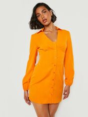 Акція на Плаття коротке осіннє жіноче Boohoo GD-00188057 10 Помаранчеве від Rozetka