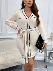 Акція на Сукня жіноча SHEIN GD-00212153 0XL Біла від Rozetka
