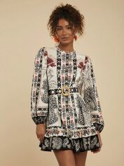 Акція на Плаття коротке літнє жіноче SHEIN GD-00225489 L Різнокольорове від Rozetka