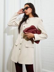 Акція на Сукня осіння жіноча SHEIN GD-00216515 XS Кремова від Rozetka