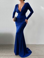 Акція на Сукня осіння жіноча SHEIN GD-00217508 XL Синя від Rozetka