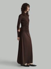 Акція на Сукня осіння жіноча SHEIN GD-00223165 S Коричнева від Rozetka