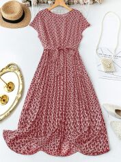 Акція на Сукня жіноча SHEIN GD-00216728 2XL Червона від Rozetka