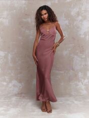 Акція на Сукня жіноча SHEIN GD-00220464 XS Коричнева від Rozetka