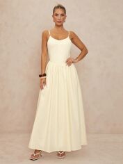 Акція на Сукня жіноча SHEIN GD-00211556 XS Кремова від Rozetka