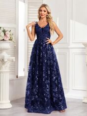 Акція на Сукня жіноча SHEIN GD-00202765 XL Темно-синя від Rozetka