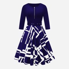 Акція на Сукня жіноча SHEIN GD-00214530 XS Синя від Rozetka