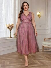 Акція на Сукня жіноча SHEIN GD-00201561 1XL Рожева від Rozetka