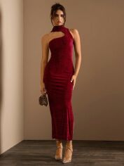 Акція на Сукня жіноча SHEIN GD-00217896 XL Бордова від Rozetka
