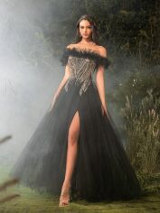 Акція на Сукня жіноча SHEIN GD-00201624 M Чорна від Rozetka