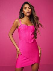 Акція на Сукня міні літня жіноча Boohoo GD-00188121 16 Рожева від Rozetka