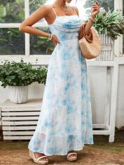 Акція на Сукня жіноча SHEIN GD-00203245 L Синя від Rozetka