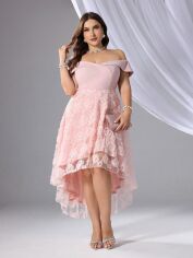 Акція на Сукня жіноча SHEIN GD-00201884 4XL Рожева від Rozetka