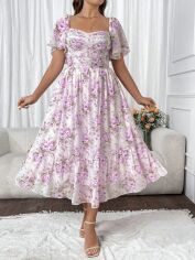 Акція на Сукня жіноча SHEIN GD-00207148 3XL Лілова від Rozetka