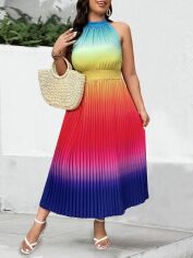 Акція на Сукня жіноча SHEIN GD-00217499 0XL Комбінована від Rozetka