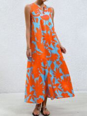 Акція на Сукня жіноча SHEIN GD-00218676 M Помаранчева від Rozetka