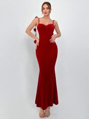 Акція на Сукня жіноча SHEIN GD-00225541 M Червона від Rozetka