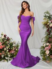 Акція на Сукня жіноча SHEIN GD-00225610 L Фіолетова від Rozetka