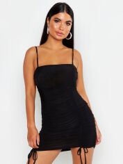 Акція на Сукня міні літня жіноча Boohoo GD-00188450 8 Чорна від Rozetka