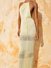 Акція на Сукня осіння жіноча SHEIN GD-00210590 S Жовта від Rozetka