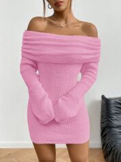 Акція на Сукня осіння жіноча SHEIN GD-00209022 M Фуксія від Rozetka