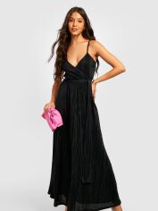 Акція на Сукня максі вечірня жіноча Boohoo GD-00188168 8 Чорне від Rozetka