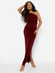 Акція на Сукня максі вечірня жіноча Boohoo GD-00188445 14 Бордова від Rozetka