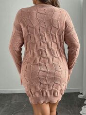 Акція на Сукня осіння жіноча SHEIN GD-00207655 1XL Теракотова від Rozetka