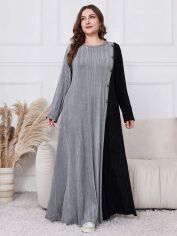 Акція на Сукня осіння жіноча SHEIN GD-00227323 3XL Сіра від Rozetka