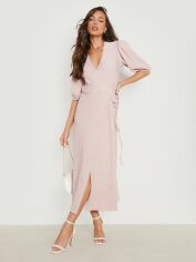 Акція на Сукня міді літня жіноча Boohoo GD-00187987 14 Рожева від Rozetka