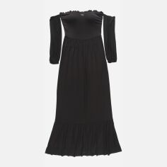 Акція на Сукня довга літня жіноча Boohoo GD-00188099 10 Чорна від Rozetka