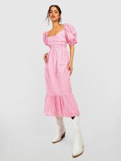 Акція на Сукня міді літня жіноча Boohoo GD-00188255 8 Рожева від Rozetka