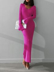 Акція на Сукня осіння жіноча SHEIN GD-00194395 One Size Фуксія від Rozetka