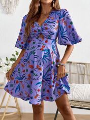 Акція на Сукня літня жіноча SHEIN GD-00201876 XS Синя від Rozetka