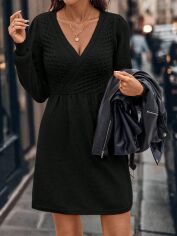 Акція на Сукня осіння жіноча SHEIN GD-00212080 S Чорна від Rozetka
