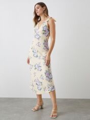 Акція на Сукня міді літня жіноча Dorothy Perkins GD-00187131 16 Жовта від Rozetka