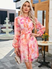 Акція на Плаття міді літнє жіноче SHEIN GD-00209103 M Різнокольорове від Rozetka