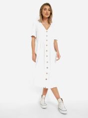 Акція на Сукня міді літня жіноча Boohoo GD-00187899 14 Біла від Rozetka