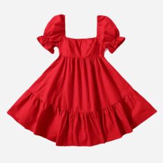 Акція на Плаття коротке літнє жіноче SHEIN GD-00195501 L Червоне від Rozetka