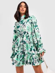 Акція на Сукня міні літня жіноча Boohoo GD-00188020 8 Зелена від Rozetka
