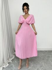 Акція на Сукня літня жіноча Shein GD-00226795 L Рожева від Rozetka