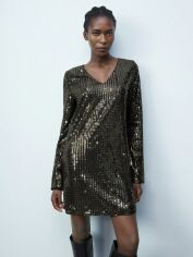 Акція на Плаття вечірнє коротке осіннє жіноче SHEIN GD-00208753 L Чорне від Rozetka