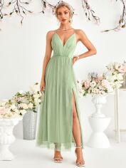 Акція на Сукня жіноча SHEIN GD-00207149 XL М'ятна від Rozetka
