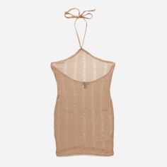 Акція на Сукня коротка літня жіноча Pretty Little Thing GD-00188618 12 Бежева від Rozetka